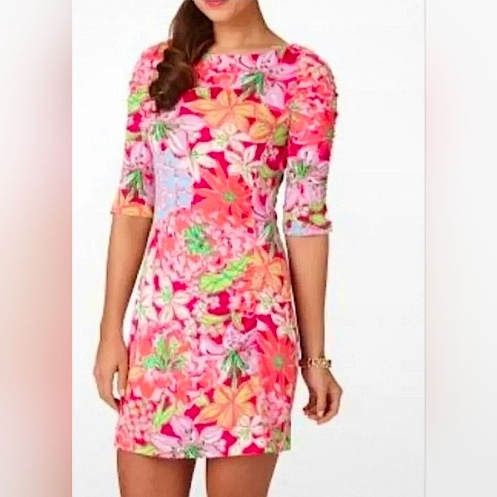 Lilly Pulitzer Jeanie Mini Mariposa Azalea Dress. 